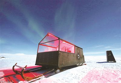 画面太美 住雪橇上的酒店赏北极光-中国网地产