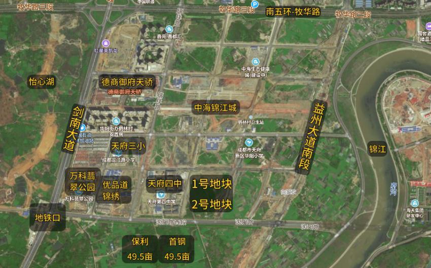 首创置业进军天府新区10.8亿获取怡心湖旁72.48亩优质地块-中国网地产