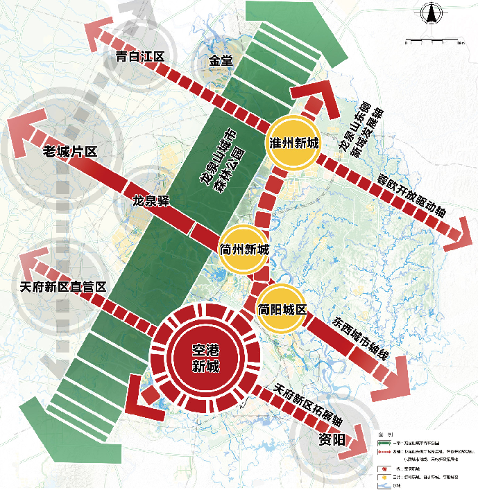 (图片来自《成都市城市总体规划(2016-2035)》草案)