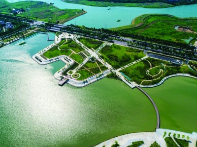 九龙湖中湖片区建成环湖生态景观公园-中国网地产