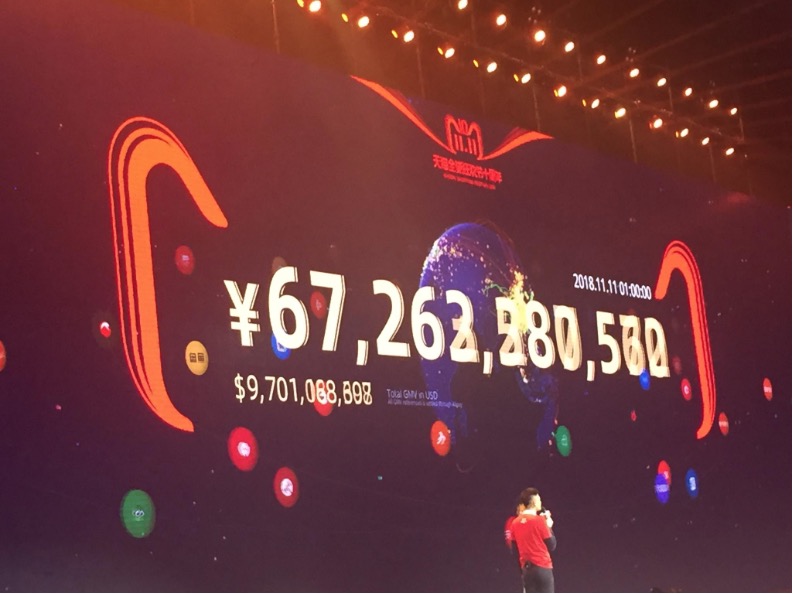 1小时，2018天猫双11总成交额超672亿元-中国网地产