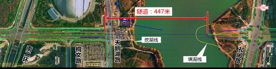 合肥怀宁路下穿天鹅湖隧道正式开工 预计明年3月前完工-中国网地产