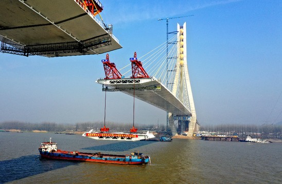 安徽池州长江公路大桥合龙在即-中国网地产