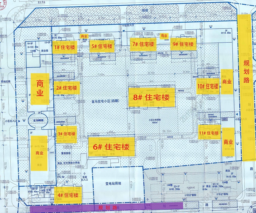 裕华区金马小区四期建设项目设计方案曝光-中国网地产