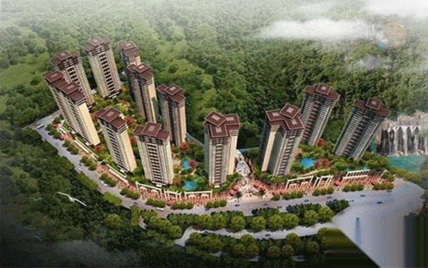 贵阳亨特山屿湖垂直森林第五代人居生态住宅正在建设中-中国网地产