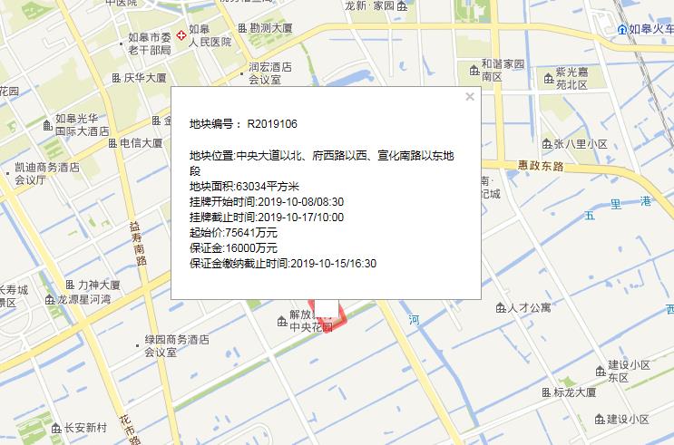 江苏南通1宗住宅用地7.56亿元成功出让-中国网地产
