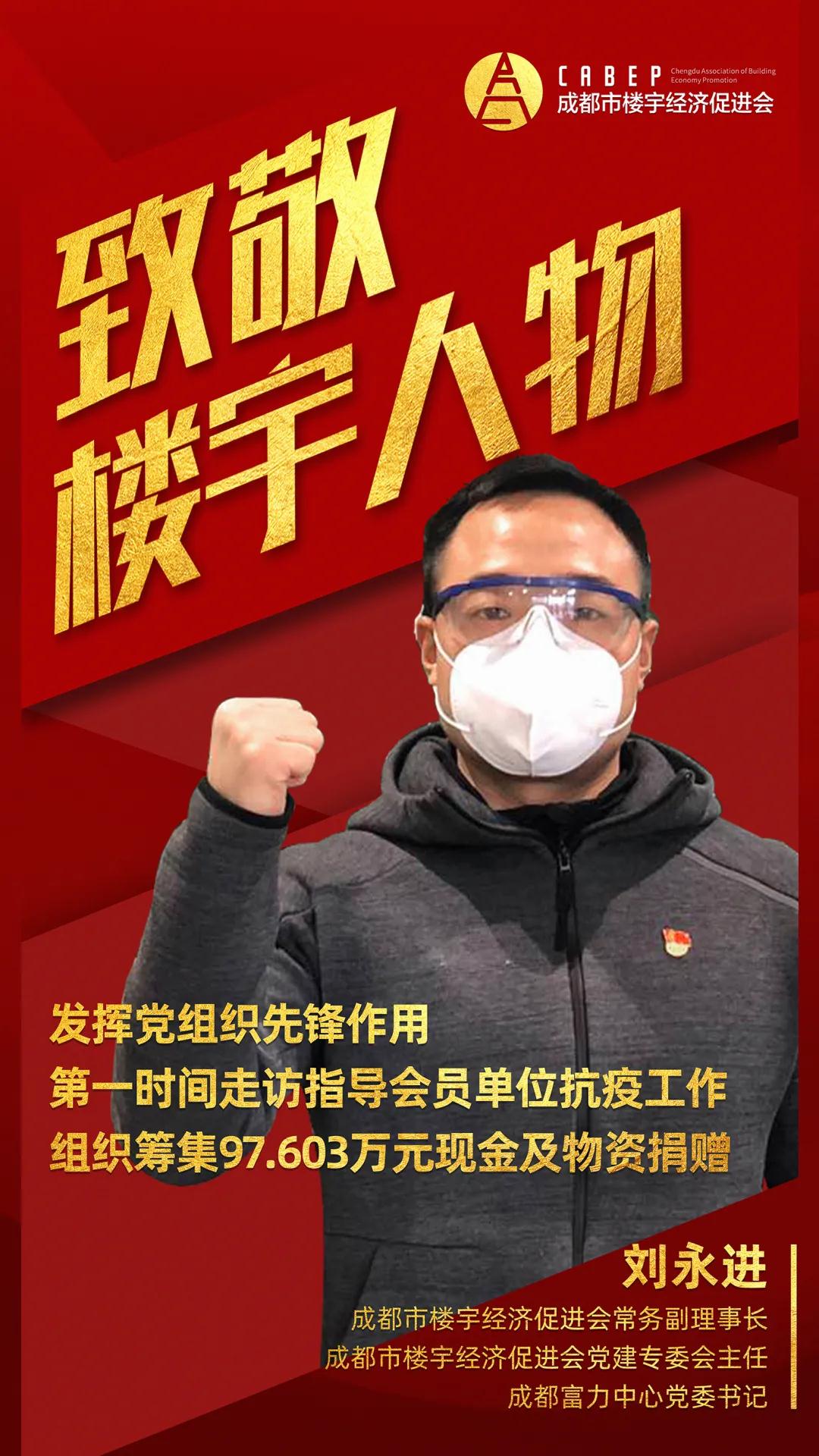 致敬楼宇人物： 刘永进—让党旗在抗“疫”路上高高飘扬-中国网地产