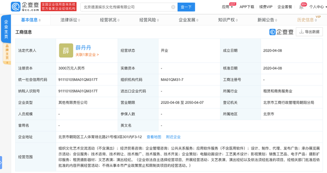 爱奇艺3000万元成立文化传媒公司 耿晓华为实际控制人-中国网地产