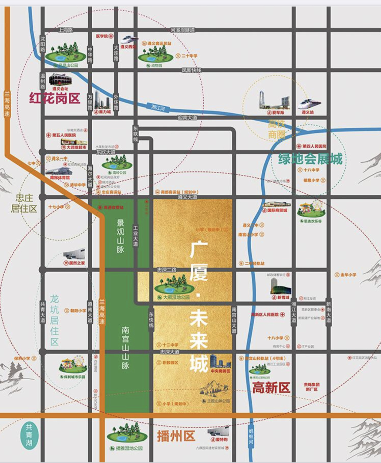 城市新中心约259万方都会U+综合体——广厦·未来城-中国网地产