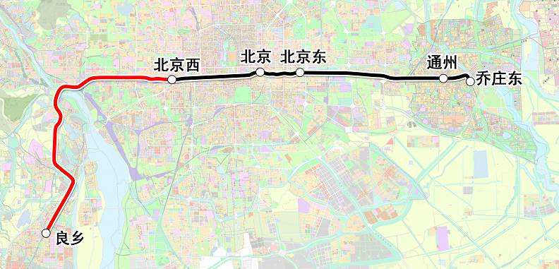 北京市郊铁路城市副中心线西延、通密线今日开通运营-中国网地产