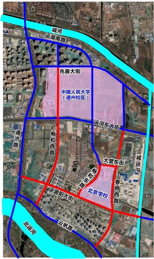 城市副中心北京学校周边5条路开建，今年与学校同步投用-中国网地产