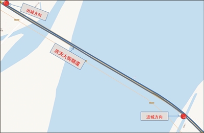南京两条过江隧道 共增设8处允许变道区域-中国网地产