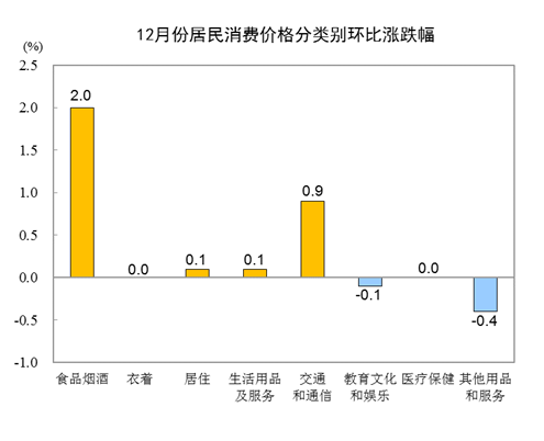 统计局：2020年全年CPI同比上涨2.5%-中国网地产