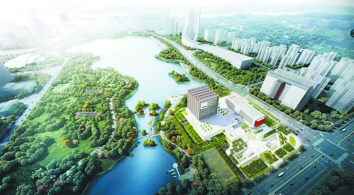 合肥最大的公共图书馆即将封顶-中国网地产