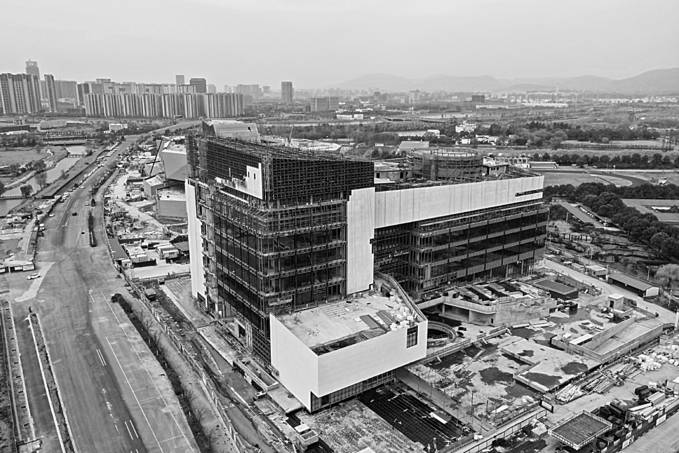 新文化地标 江北图书馆主体工程完工-中国网地产