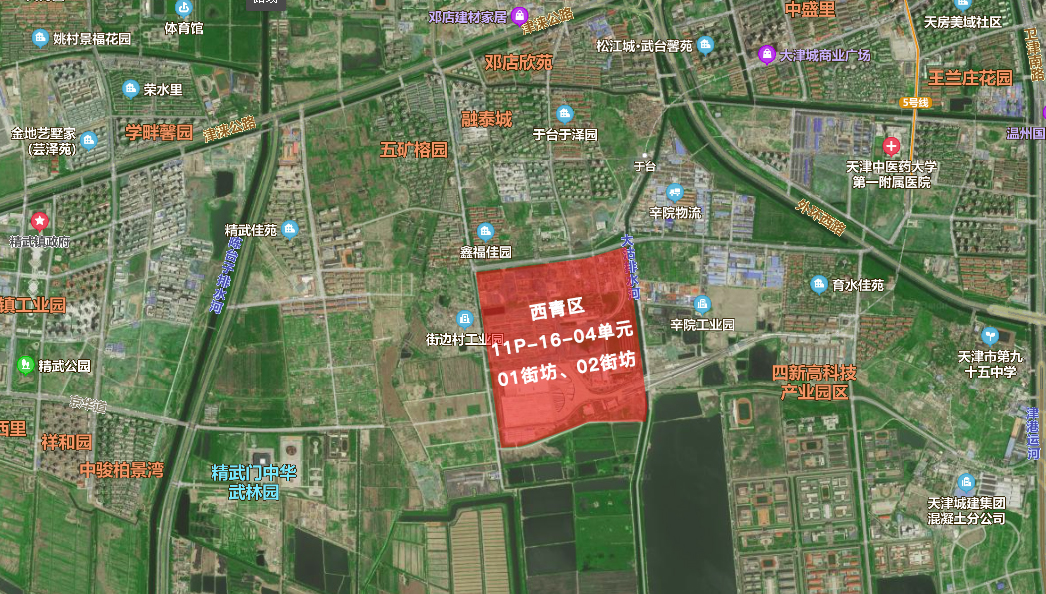 约74.9万㎡ 天津地铁5、10号线梨园头地面建设细则公布-中国网地产