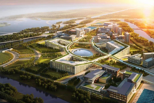 康復大學建設最新進展：創新核3棟主體建築全部封頂-中國網地産