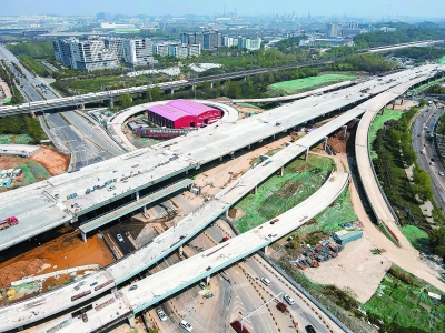 “快速走廊”高架主线雏形初现-中国网地产