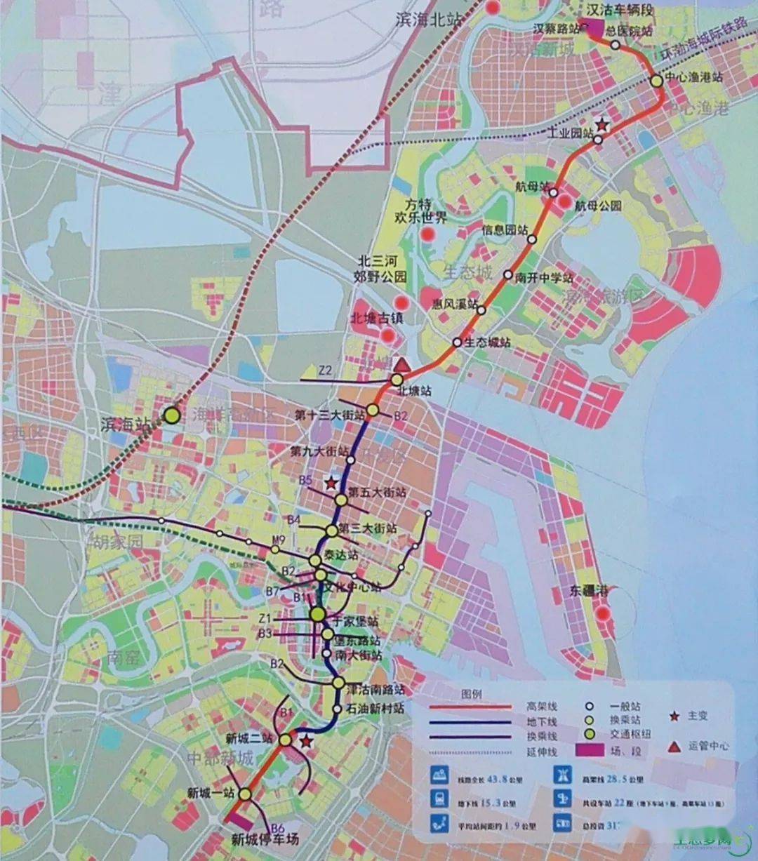 Z4线在汉沽设两站，远期规划与滨海北站接驳-中国网地产