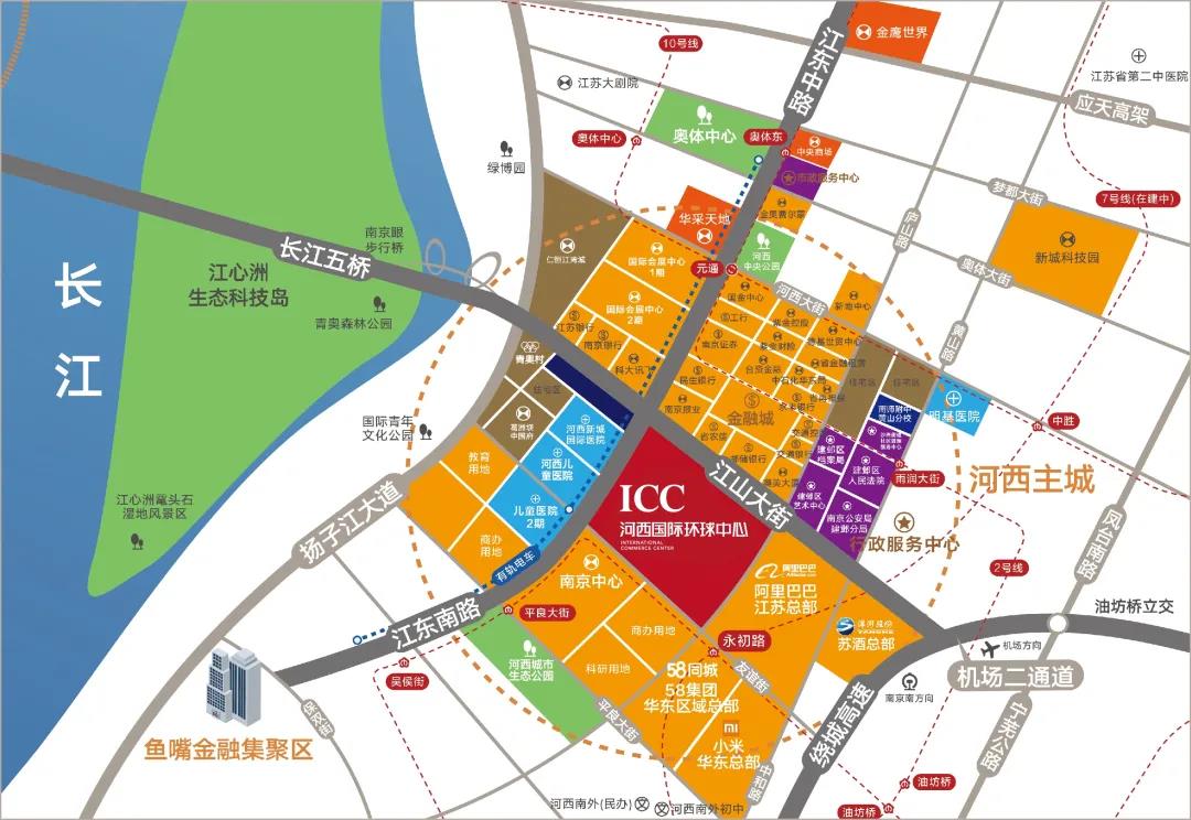 撬动南京CBD，在ICC河西国际环球中心的200米甲写办公是什么体验？-中国网地产